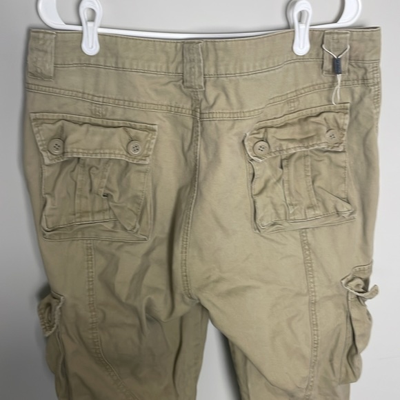 Matchstick Khaki Cargo Pants-Drawstring cuffs- Size 38 - Picture 4 of 14